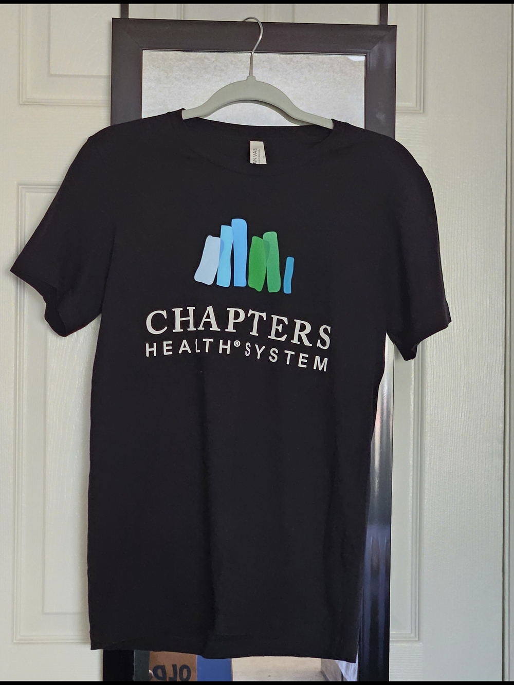 Woman's Chapters Health System Corporate Promo Graphic T-Shirt Size Medium